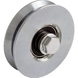 Rueda Portón con Perno 50mm canal V