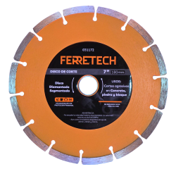 Disco Diamantado Segmentado 7"