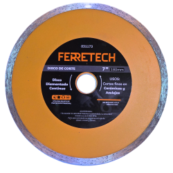 Disco Diamantado Continuo Liso 7"